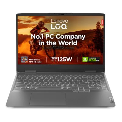 Lenovo LOQ (45IN) Laptop (AMD Ryzen™ 7 7435HS / 2x 12GB SO-DIMM DDR5-4800 / 512GB SSD M.2 2242 PCIe® 4.0×4 NVMe®)