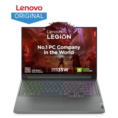 Lenovo Legion Slim5 (53IN) Laptop (AMD Ryzen 7 8845HS / 1x 16GB SO-DIMM DDR5-5600 / 1TB SSD M.2 2280 PCIe® 4.0×4 NVMe® / 16″ WQXGA)