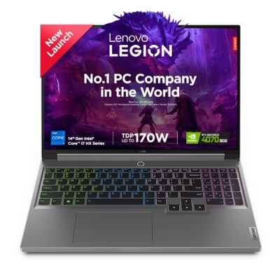 Lenovo Legion5 (83JJ000DIN) Laptop (Intel® Core™ i7-13650HX, 14C (6P + 8E) / 20T, P-core 2.6 / 4.9GHz, E-core 1.9 / 3.6GHz, 24MB / 2x 12GB SO-DIMM DDR5-48000 PCIe® / 512GB SSD M.2 2242 PCIe® 4.0×4 NVMe® / NVIDIA® GeForce RTX™ 4060 8GB GDDR6)